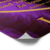 Poster Règle D'Or Sur Le Royal Purple Angelic Wings Post. (Coin)