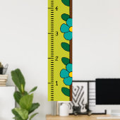 Poster Règle du graphique de croissance féminine | Ma cro (Bureau à domicile)