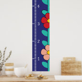 Poster Règle du graphique de croissance féminine | Ma cro (Cuisine)