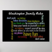 Poster Règlement du Parlement (Devant)