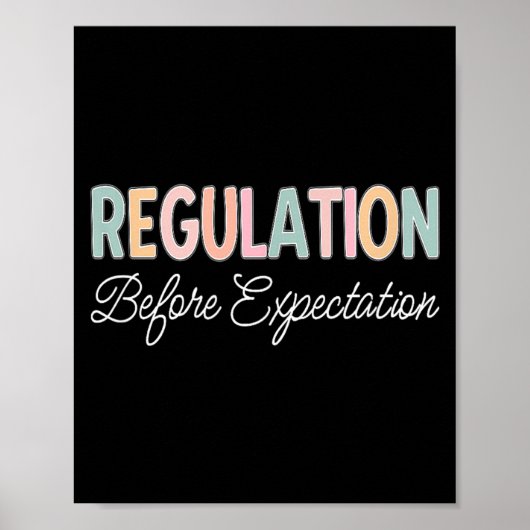 Poster Réglementation avant attente (Devant)