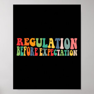Poster Réglementation avant l'attente ergothérapie