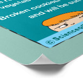 Poster Règles alimentaires pour enfants no 1 (bleu-vert) (Coin)