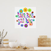 Poster Règles d'alimentation des fleurs (Cuisine)