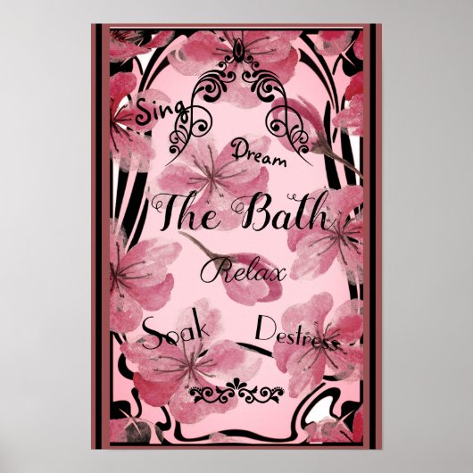 Poster Règles de bain de l'affiche (Devant)