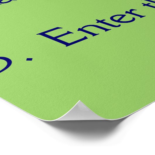 Poster Règles de classe (Coin)