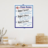 Poster Règles de classe (Cuisine)