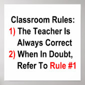Poster Règles de classe (Devant)