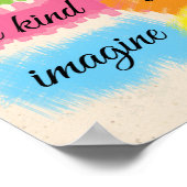 Poster Règles de classe Art coloré (Coin)