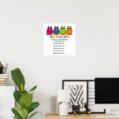 Poster Règles de classe de l'enseignant de l'école - SRF (Bureau à domicile)