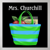 Poster Règles de classe de l'enseignant de l'école - SRF (Devant)