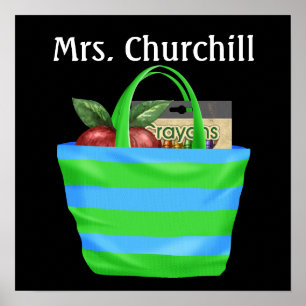 Poster Règles de classe de l'enseignant de l'école - SRF