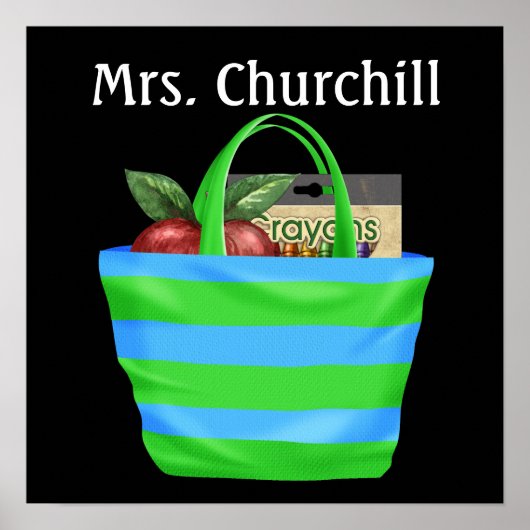 Poster Règles de classe de l'enseignant de l'école - SRF (Devant)