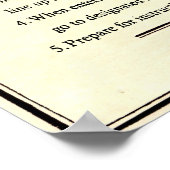 Poster Règles de classe Proclamation Décret éducatif 2 (Coin)