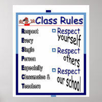 Règles de classe : Respect
