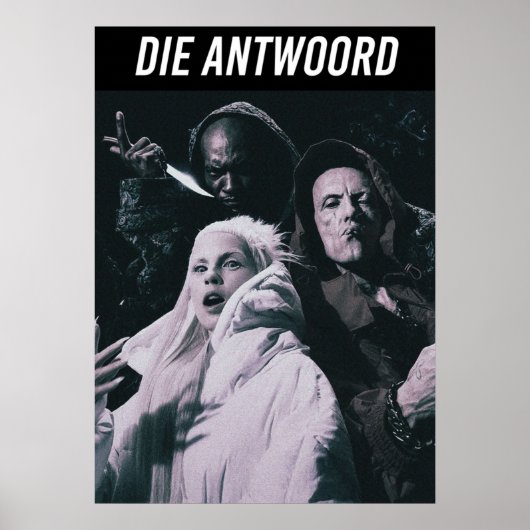 Poster Règles de Die Antwoord (Devant)