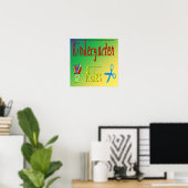 Poster Règles de jardin d'enfants (Bureau à domicile)