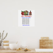 Poster Règles de la classe de l'enseignant à l'école. par (Cuisine)