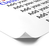 Poster Règles de la classe de l'enseignant à l'école. par (Coin)