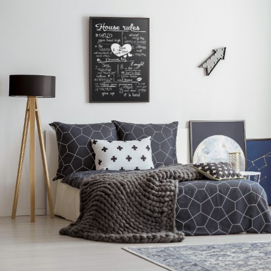 Poster Règles de la maison