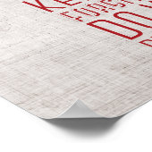 Poster Règles de la maison (Coin)