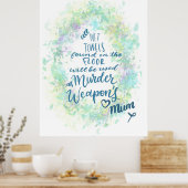 Poster Règles de la mère (Cuisine)