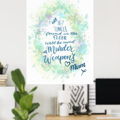 Poster Règles de la mère (Bureau à domicile)