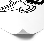 Poster Règles de la salle de bain sympas (Coin)