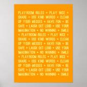 Poster Règles de la salle de lecture (Devant)