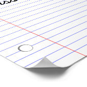 Poster Règles de l'école Papier Linked Salle de classe pe (Coin)