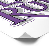 Poster Règles de ligne de tambour (Coin)