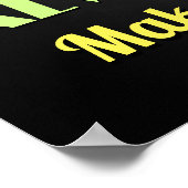 Poster Règles de maison personnalisées (Coin)