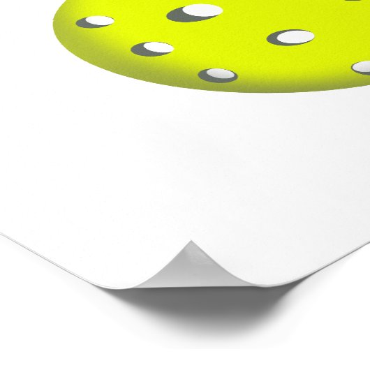 Poster règles de pickleball version texte bleu (Coin)