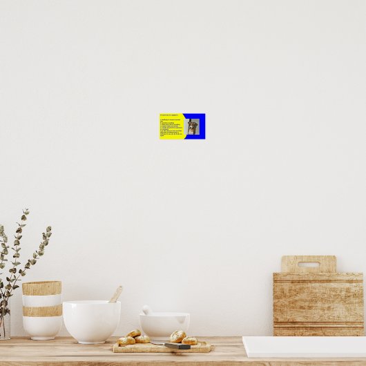 POSTER RÈGLES DE PUPPY (Cuisine)