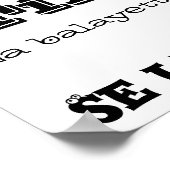 Poster Règles des toilettes (Coin)