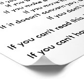 Poster Règles du ménage (Coin)