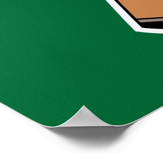 Poster Règles du pool de la structure en rack (Coin)