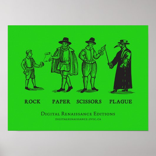 Poster Règles élisabéthaines (Devant)