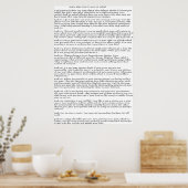 Poster Règles Les enfants n'apprendront pas (Cuisine)