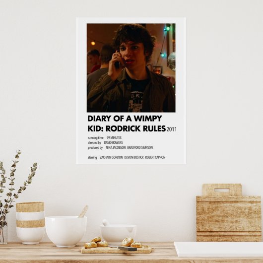 Poster Règles Rodrick (Cuisine)