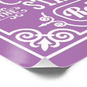 Poster Règles sur les pompes - beige (Coin)