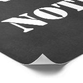 Poster Regret. Rien. Devis (Coin)