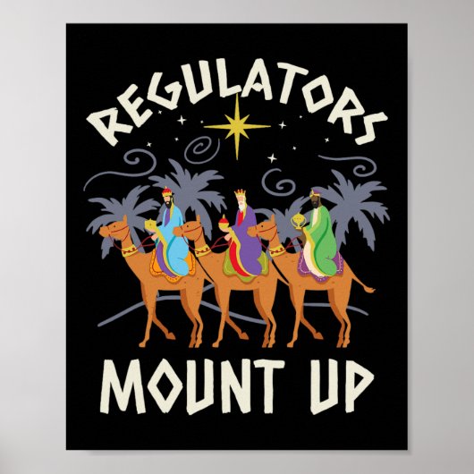 Poster Regulators Mount Up Funny Holiday Christmas Wise M (Devant)