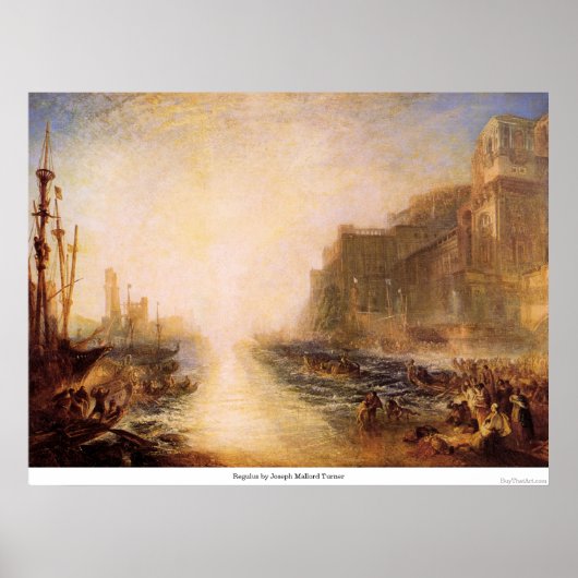 Poster Regulus par Joseph Mallord Turner (Devant)