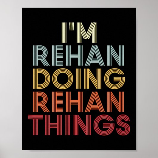 Poster Rehan Nom Rehan D Nom Premier Donné (Devant)