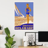 Poster Rehobath Beach Delaware (Bureau à domicile)
