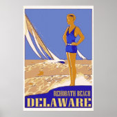 Poster Rehobath Beach Delaware (Devant)