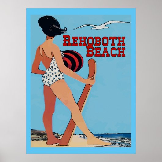 Poster Rehoboth Beach, (Devant)