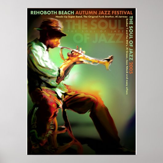 Poster Rehoboth Beach Automne Jazz Fest 2005 (Devant)