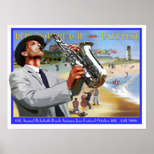 Poster Rehoboth Beach Automne Jazz Fest 2006